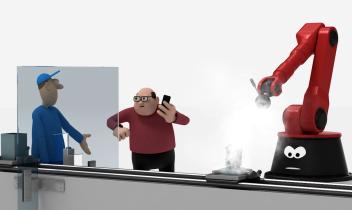 Safety on the line - Napo in robots at work